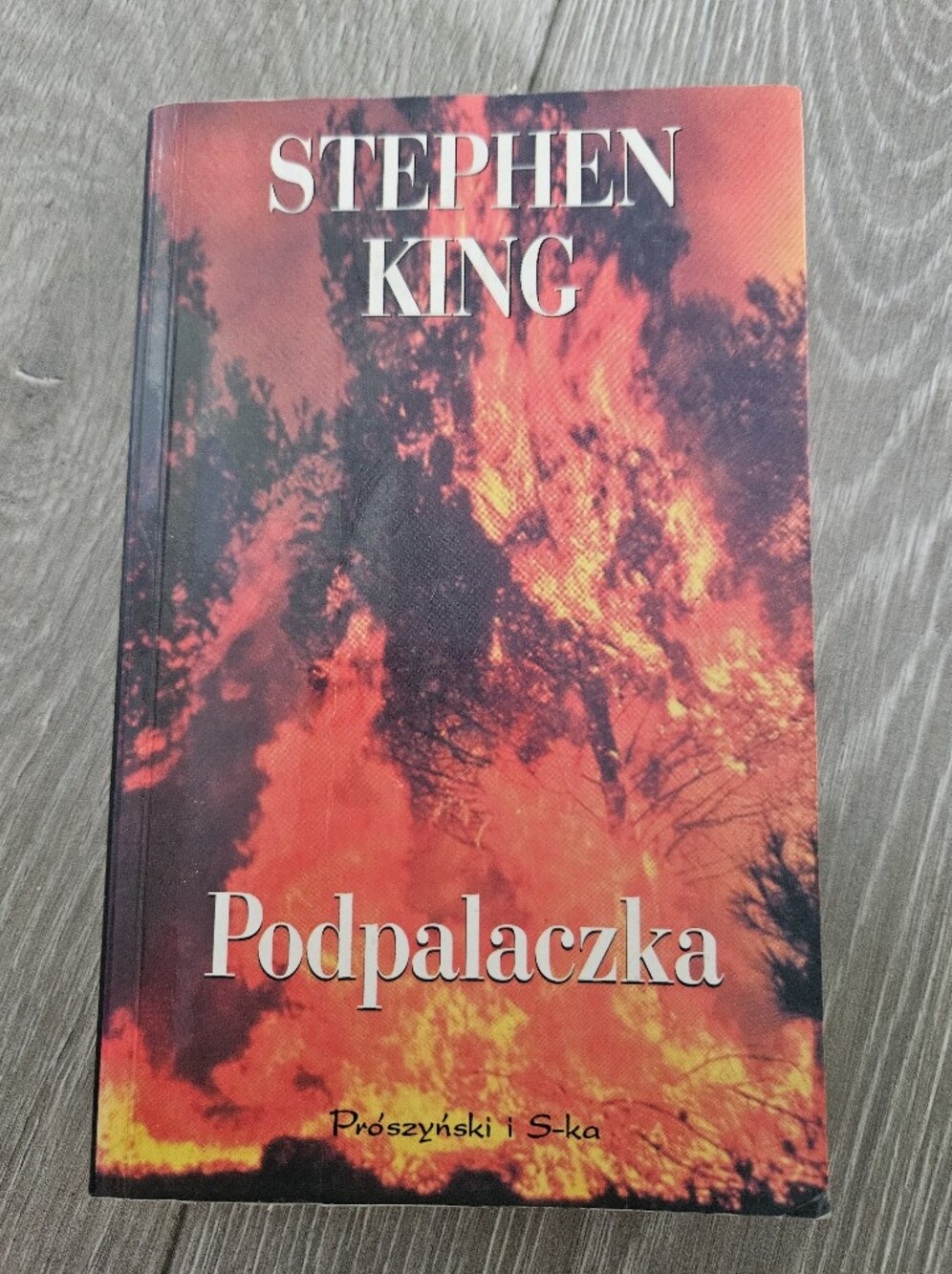 Polish Language - Podpalaczka by Stephen King Book